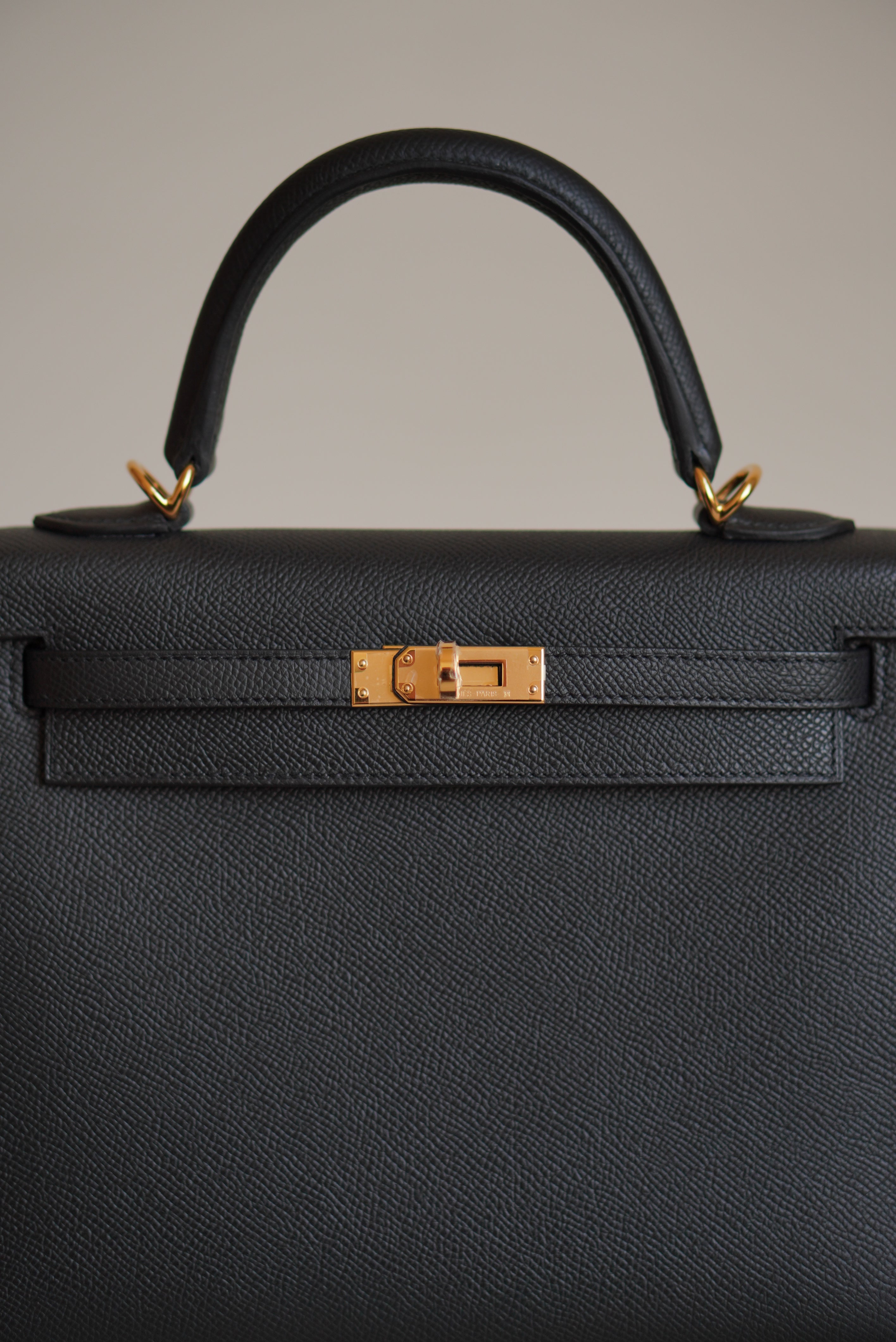 HERMÈS KELLY 25 SELLIER EPSOM | NOIR