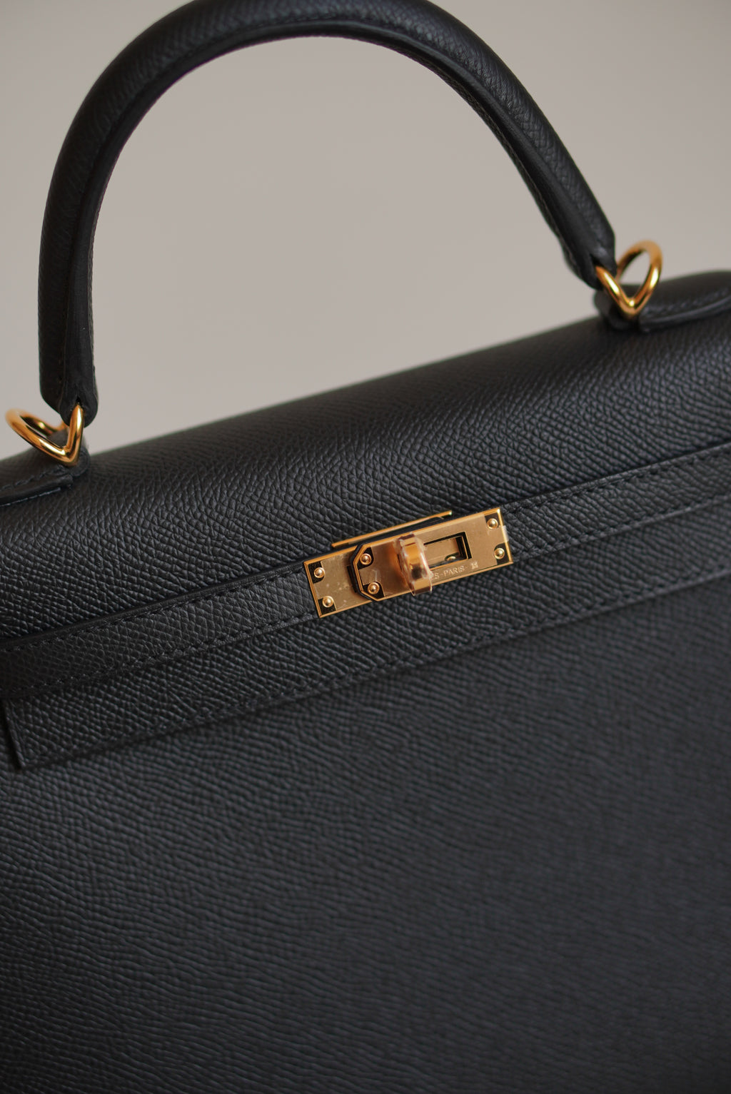 HERMÈS KELLY 25 SELLIER EPSOM | NOIR