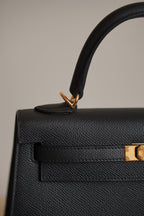 HERMÈS KELLY 25 SELLIER EPSOM | NOIR