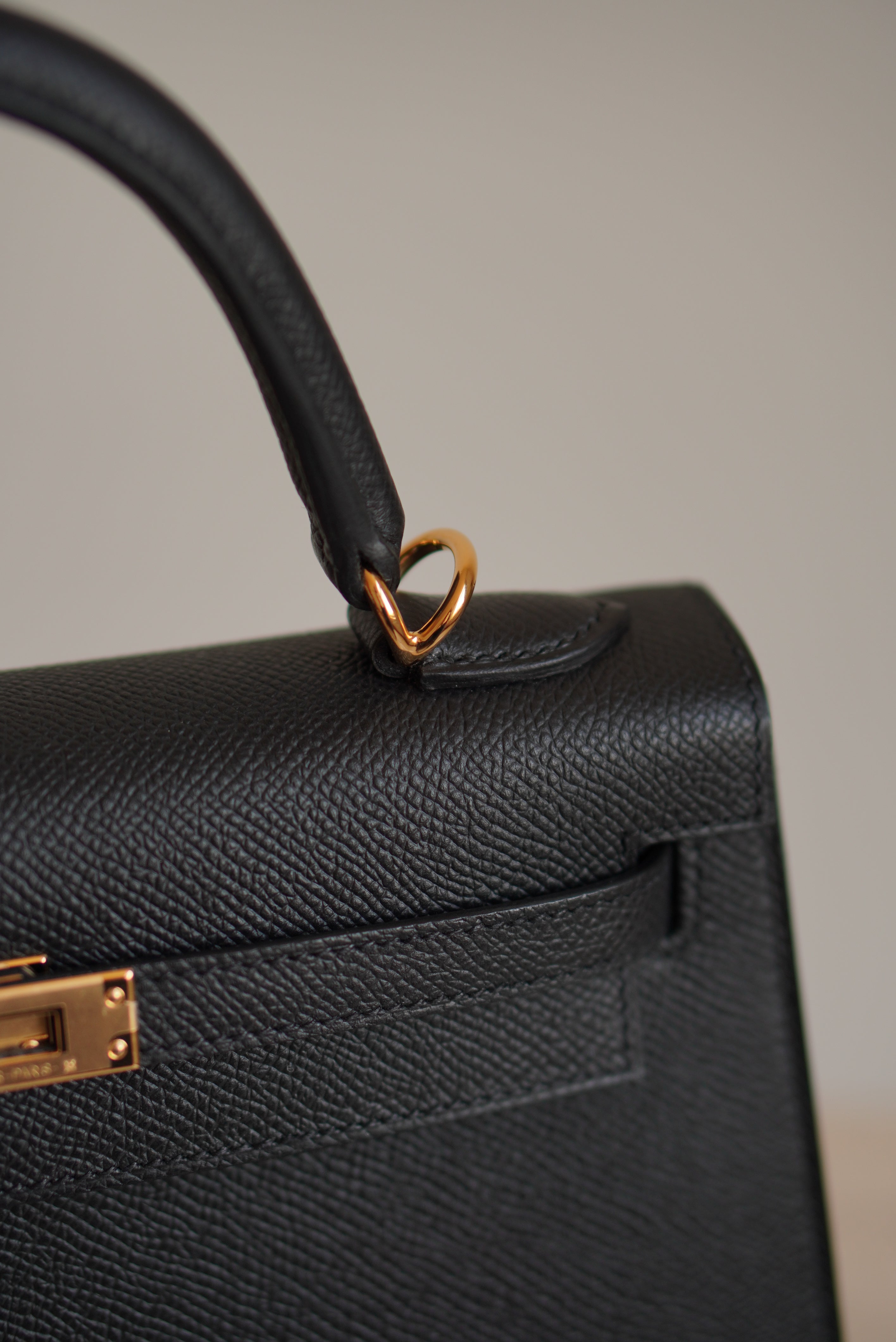 HERMÈS KELLY 25 SELLIER EPSOM | NOIR