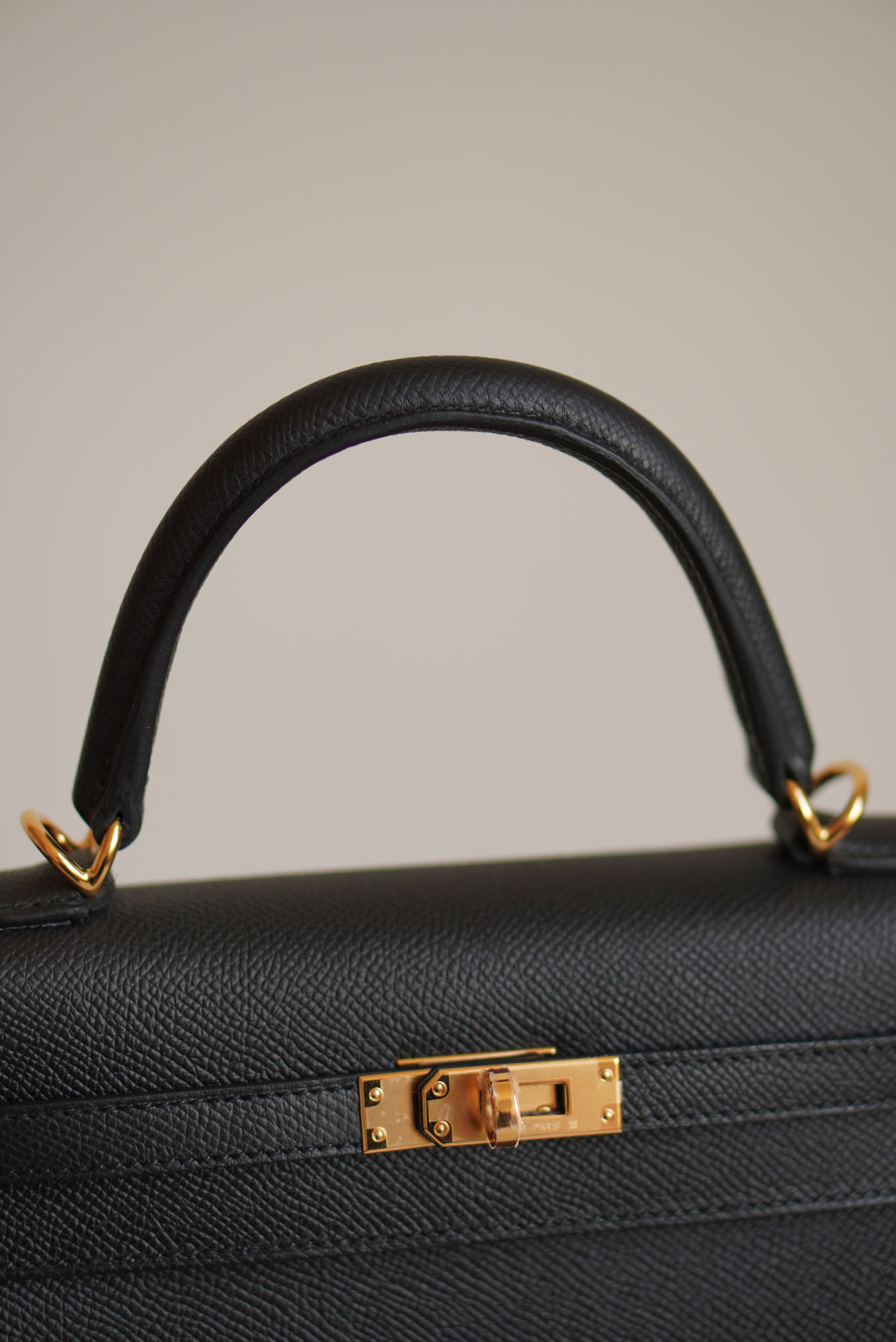 HERMÈS KELLY 25 SELLIER EPSOM | NOIR