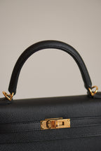 HERMÈS KELLY 25 SELLIER EPSOM | NOIR