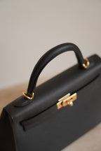 HERMÈS KELLY 25 SELLIER EPSOM | NOIR