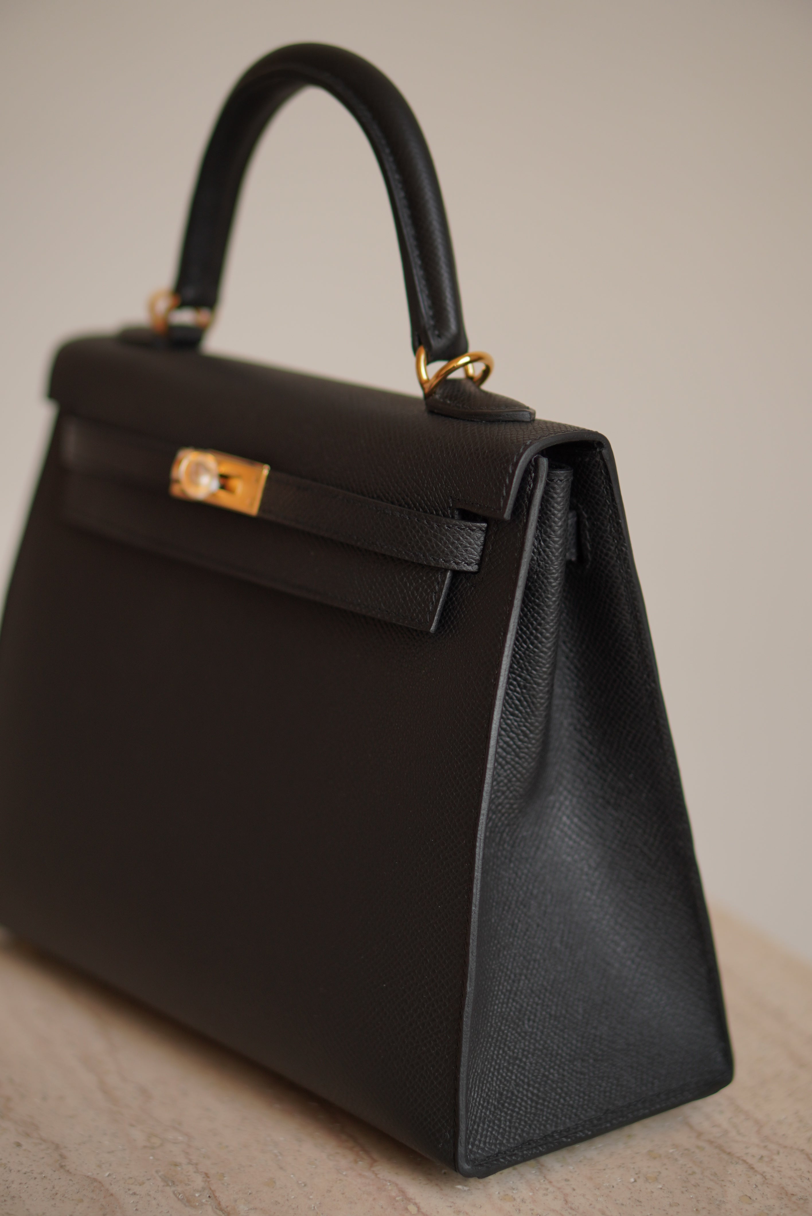 HERMÈS KELLY 25 SELLIER EPSOM | NOIR