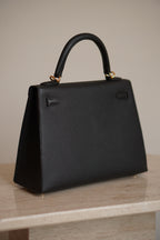 HERMÈS KELLY 25 SELLIER EPSOM | NOIR