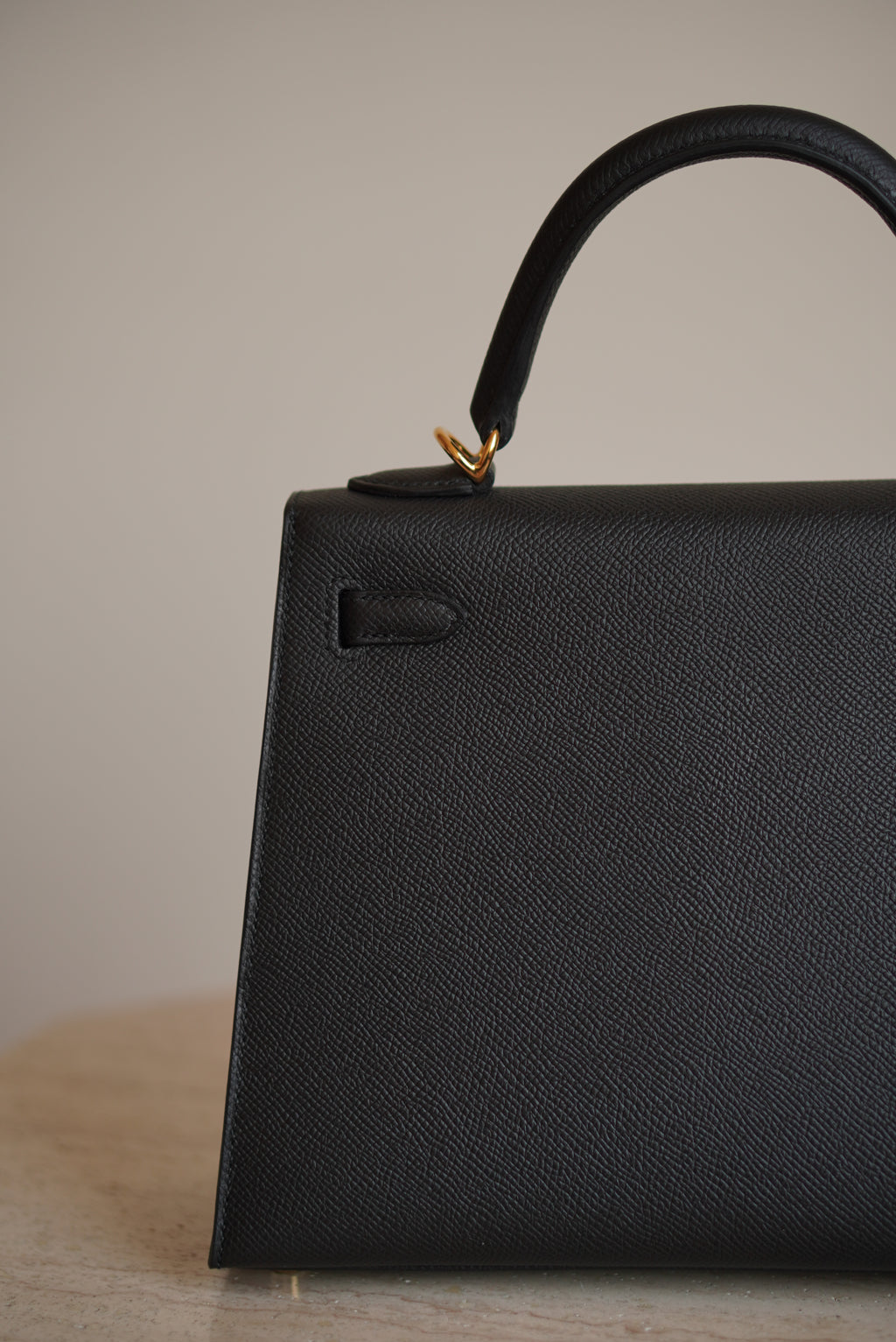 HERMÈS KELLY 25 SELLIER EPSOM | NOIR