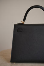 HERMÈS KELLY 25 SELLIER EPSOM | NOIR