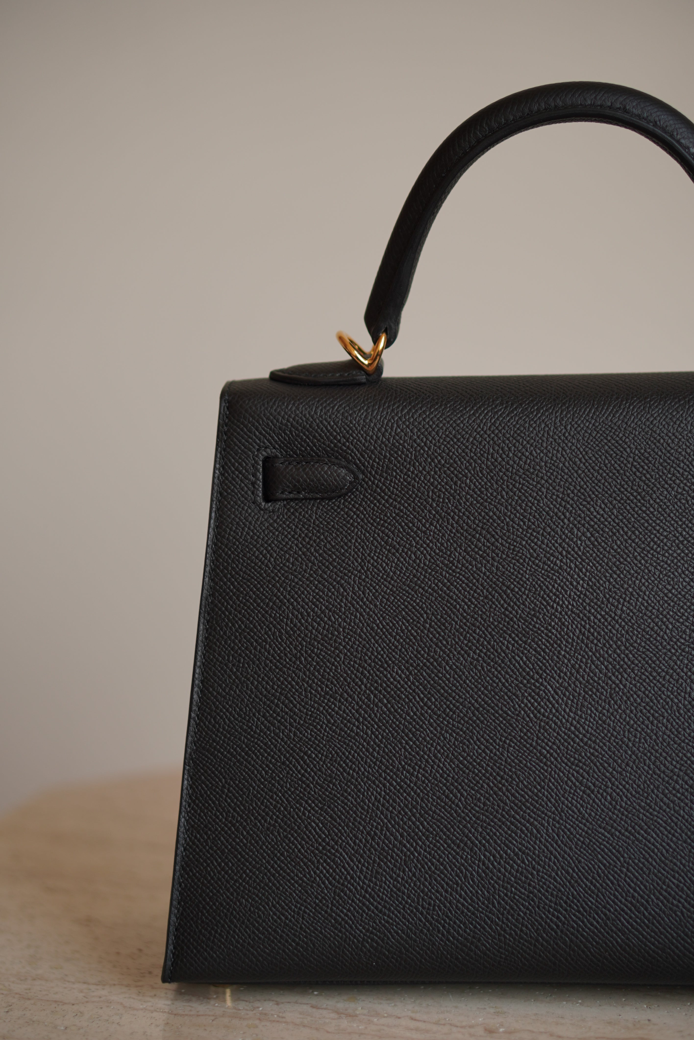 HERMÈS KELLY 25 SELLIER EPSOM | NOIR