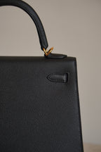 HERMÈS KELLY 25 SELLIER EPSOM | NOIR