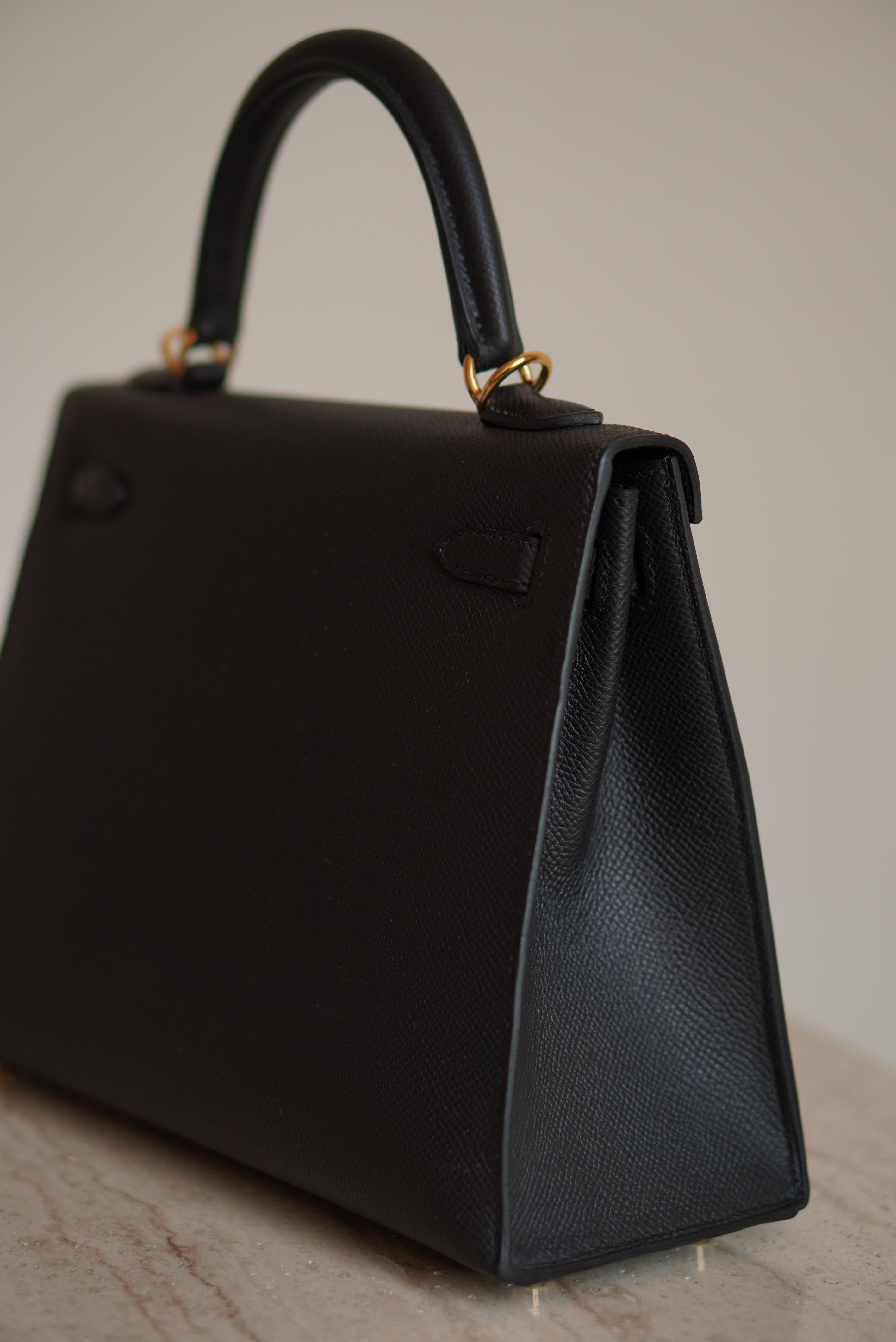 HERMÈS KELLY 25 SELLIER EPSOM | NOIR