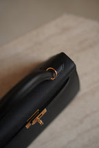 HERMÈS KELLY 25 SELLIER EPSOM | NOIR