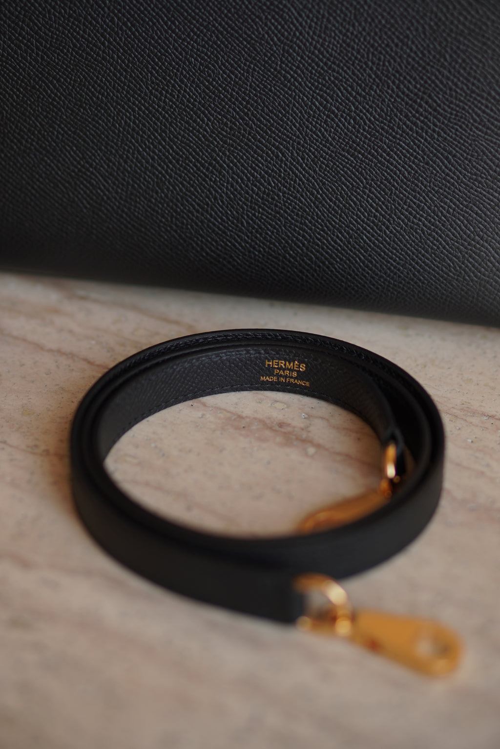 HERMÈS KELLY 25 SELLIER EPSOM | NOIR