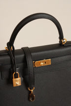 HERMÈS KELLY 28 SELLIER EPSOM | NOIR