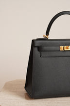 HERMÈS KELLY 28 SELLIER EPSOM | NOIR