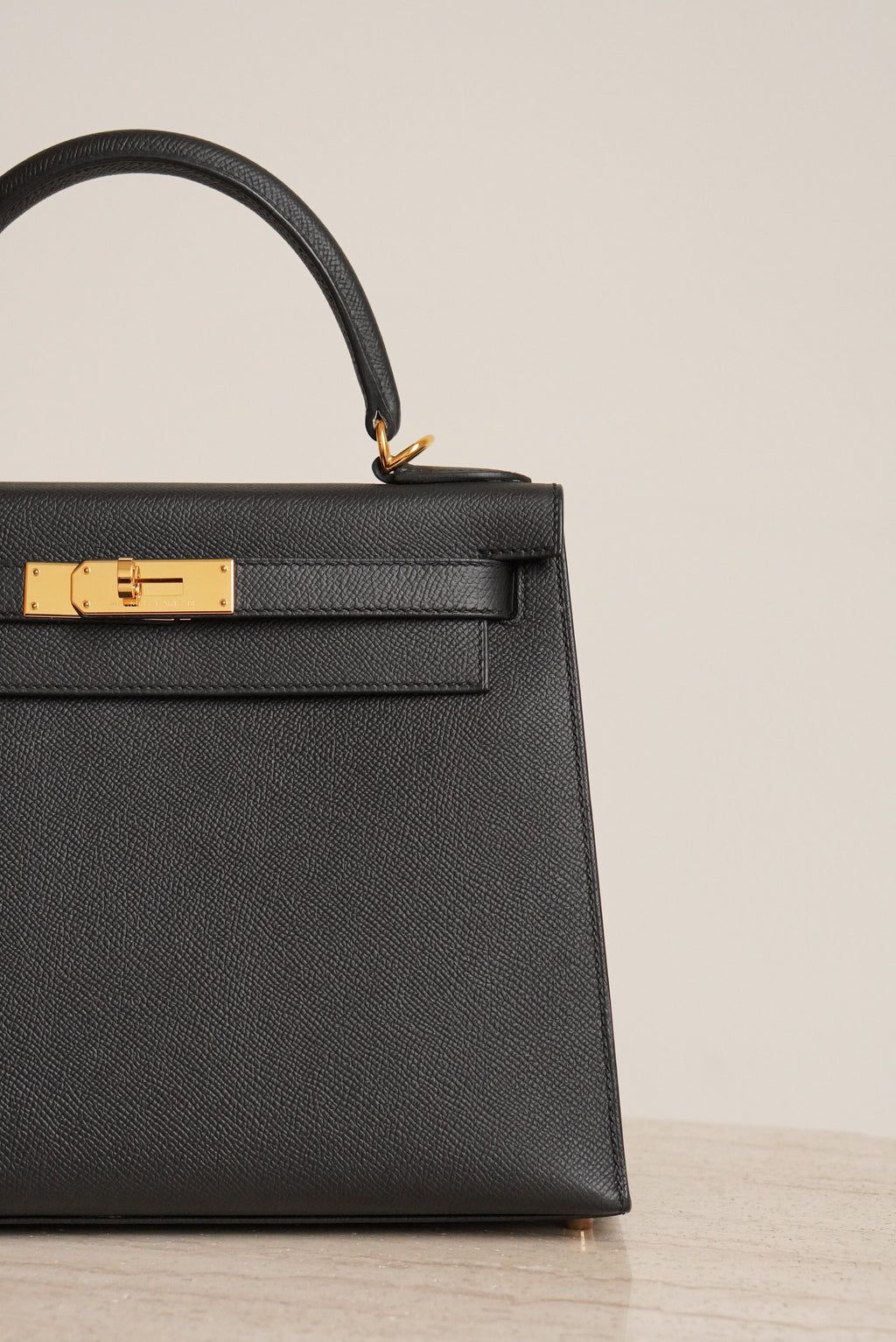 HERMÈS KELLY 28 SELLIER EPSOM | NOIR