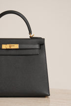 HERMÈS KELLY 28 SELLIER EPSOM | NOIR
