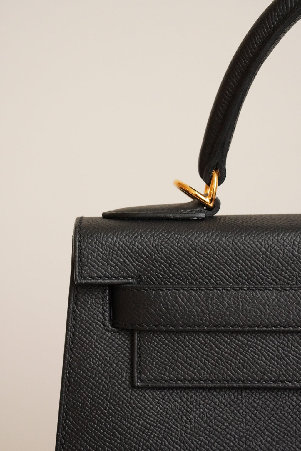 HERMÈS KELLY 28 SELLIER EPSOM | NOIR