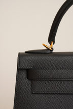 HERMÈS KELLY 28 SELLIER EPSOM | NOIR