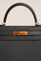 HERMÈS KELLY 28 SELLIER EPSOM | NOIR