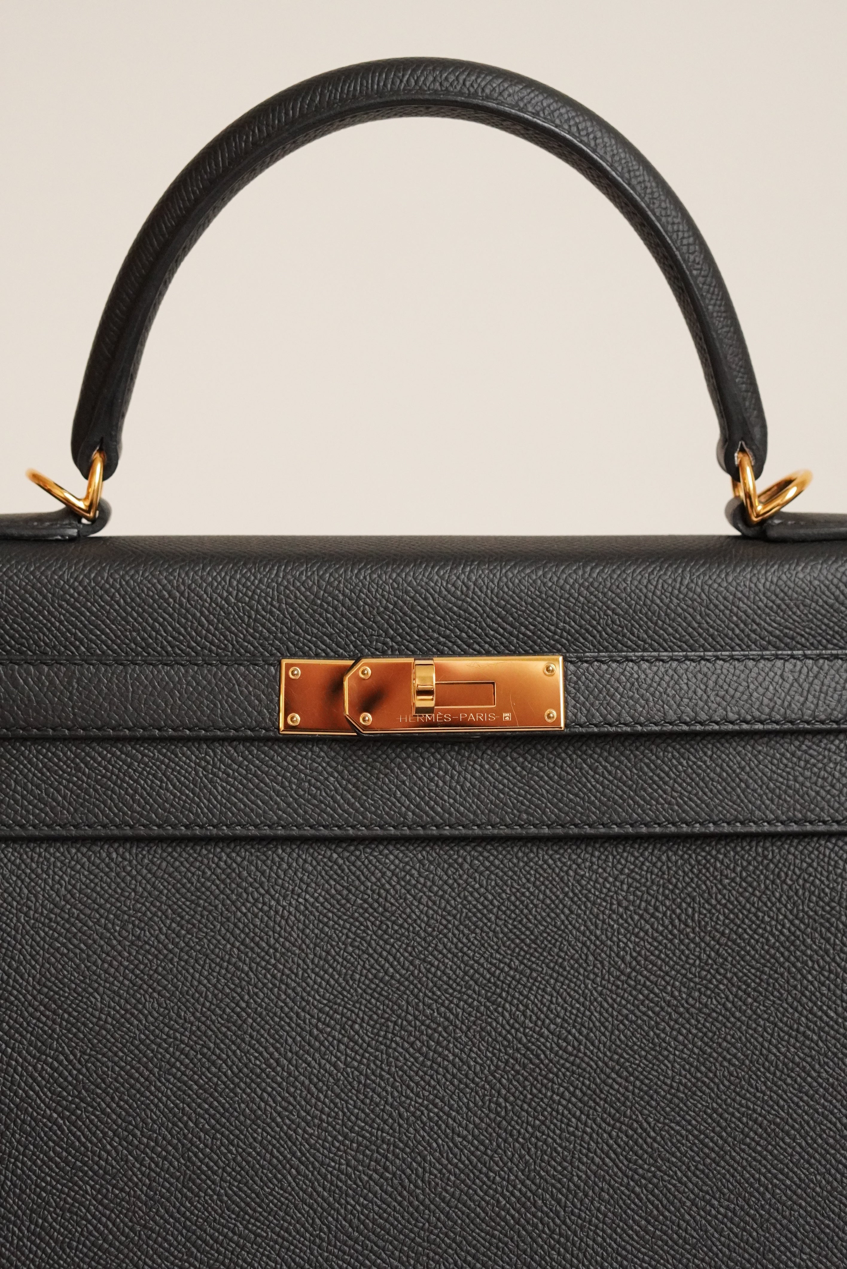 HERMÈS KELLY 28 SELLIER EPSOM | NOIR