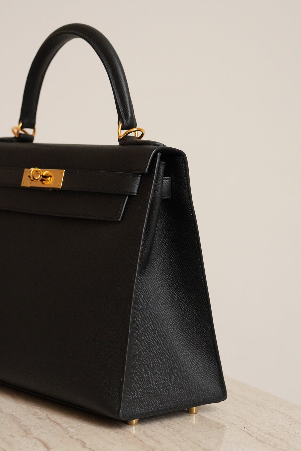 HERMÈS KELLY 28 SELLIER EPSOM | NOIR