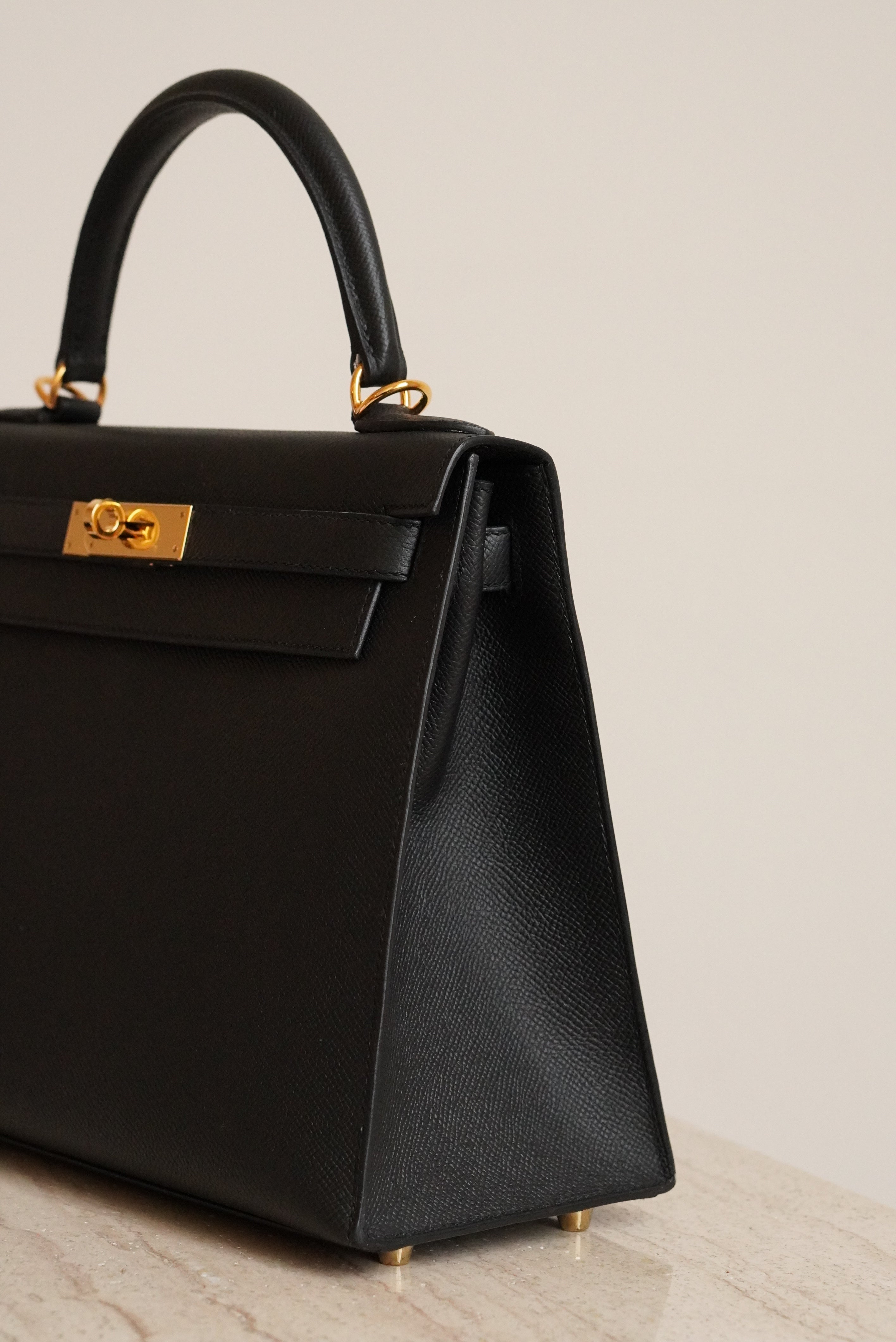 HERMÈS KELLY 28 SELLIER EPSOM | NOIR