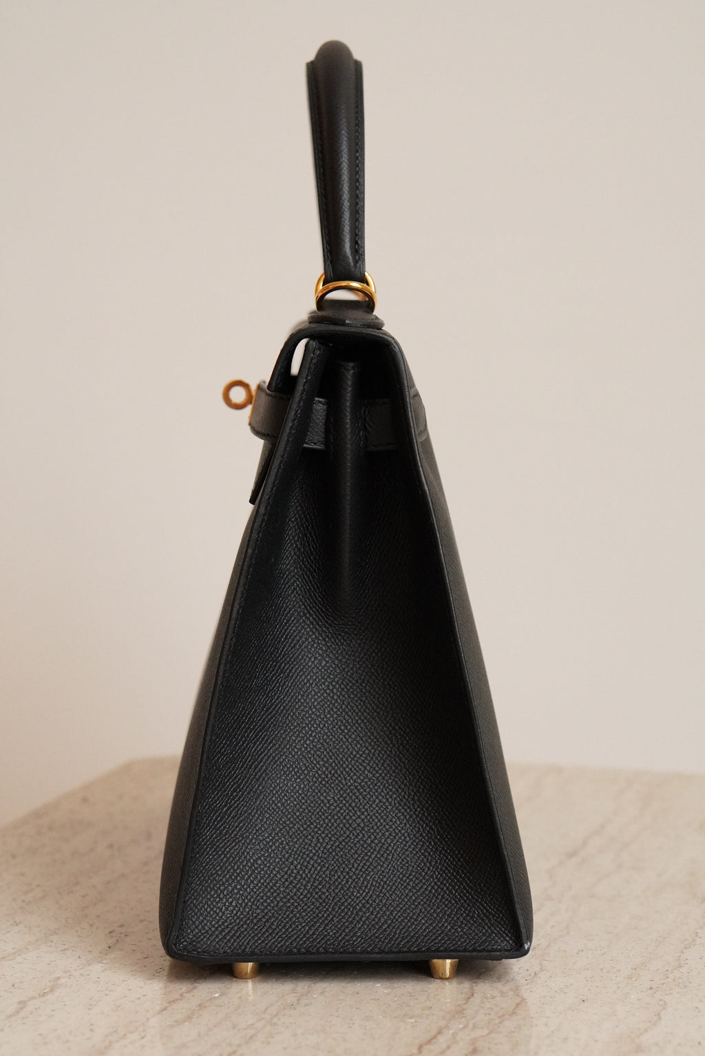 HERMÈS KELLY 28 SELLIER EPSOM | NOIR