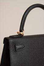 HERMÈS KELLY 28 SELLIER EPSOM | NOIR
