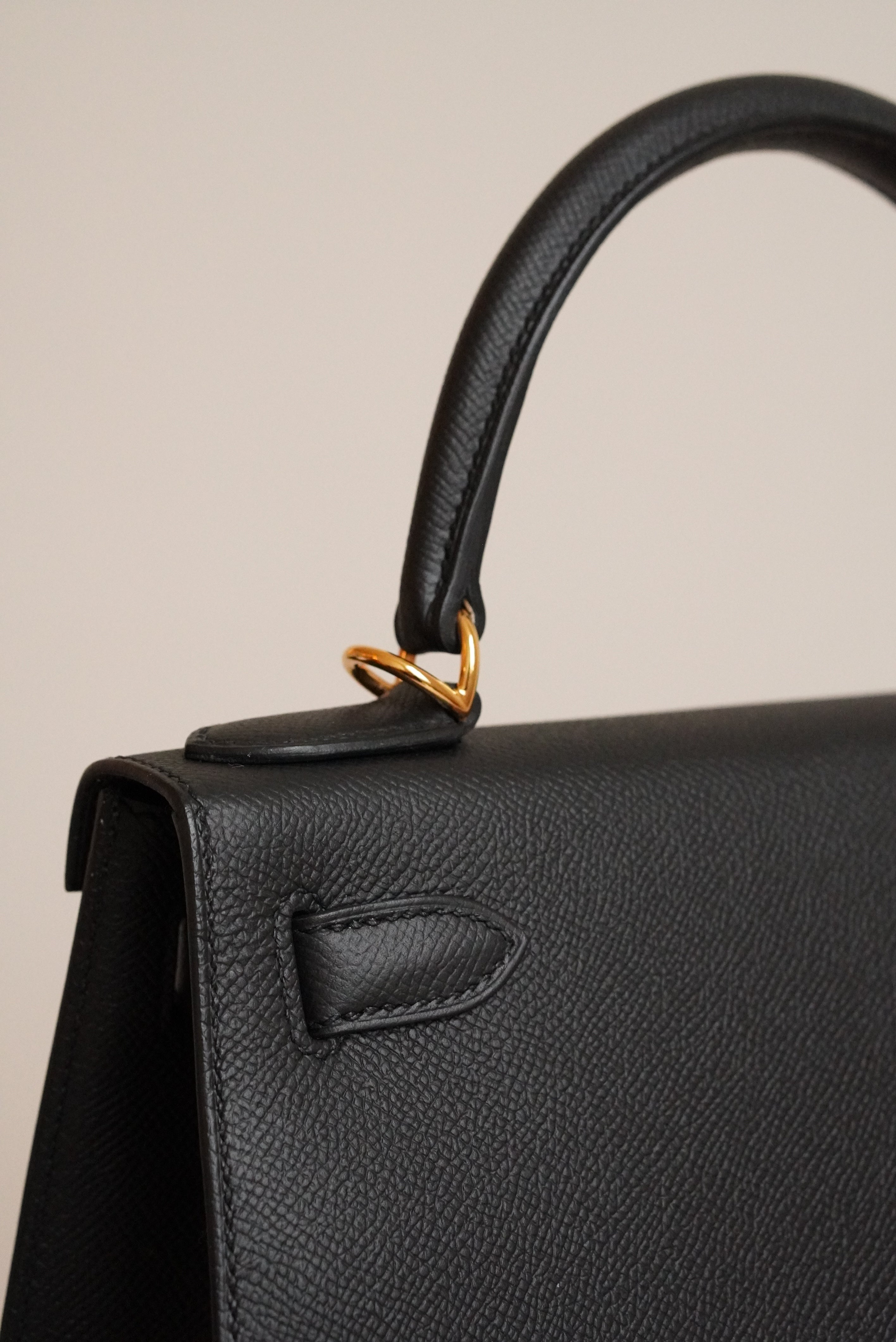 HERMÈS KELLY 28 SELLIER EPSOM | NOIR