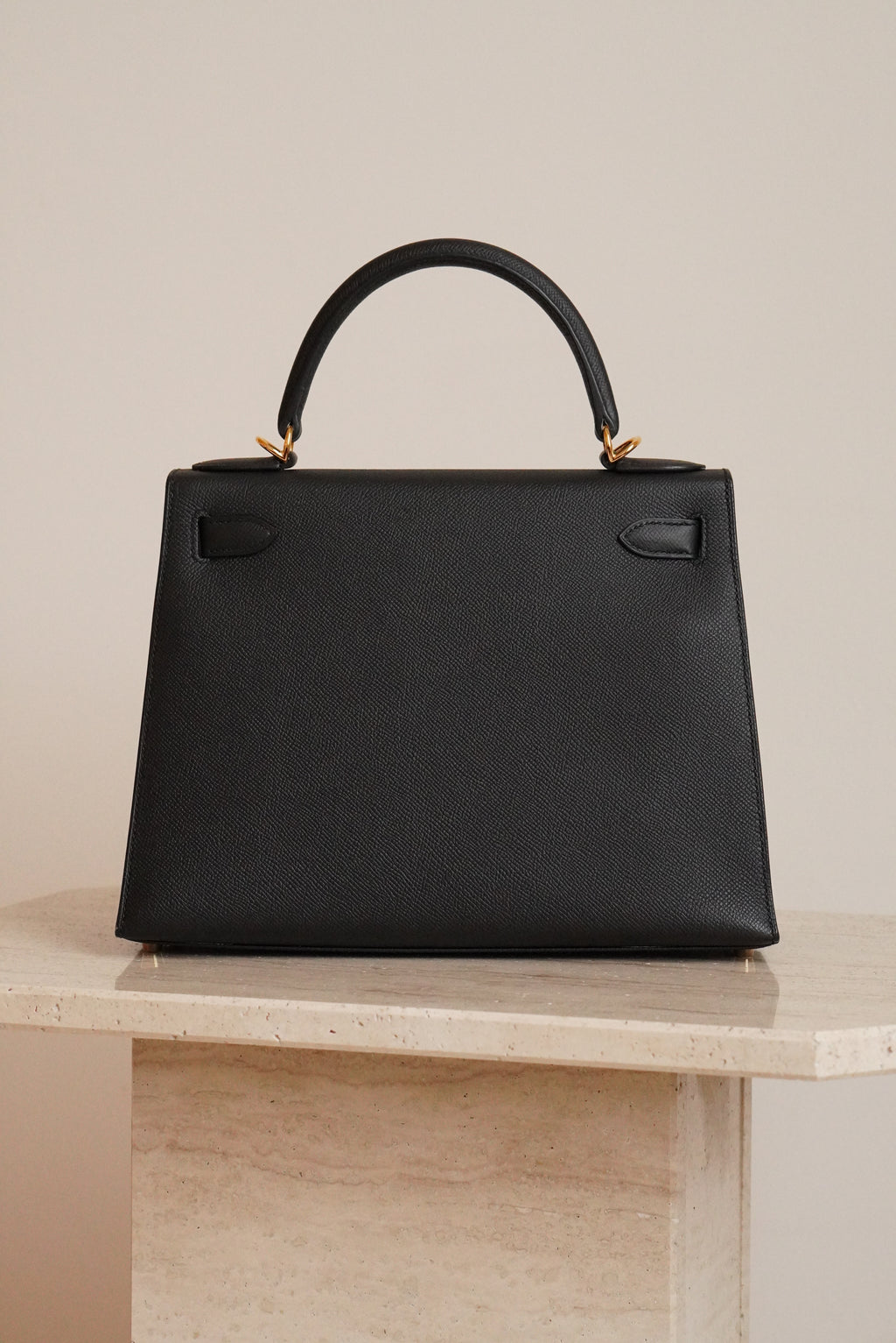 HERMÈS KELLY 28 SELLIER EPSOM | NOIR