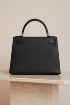 HERMÈS KELLY 28 SELLIER EPSOM | NOIR