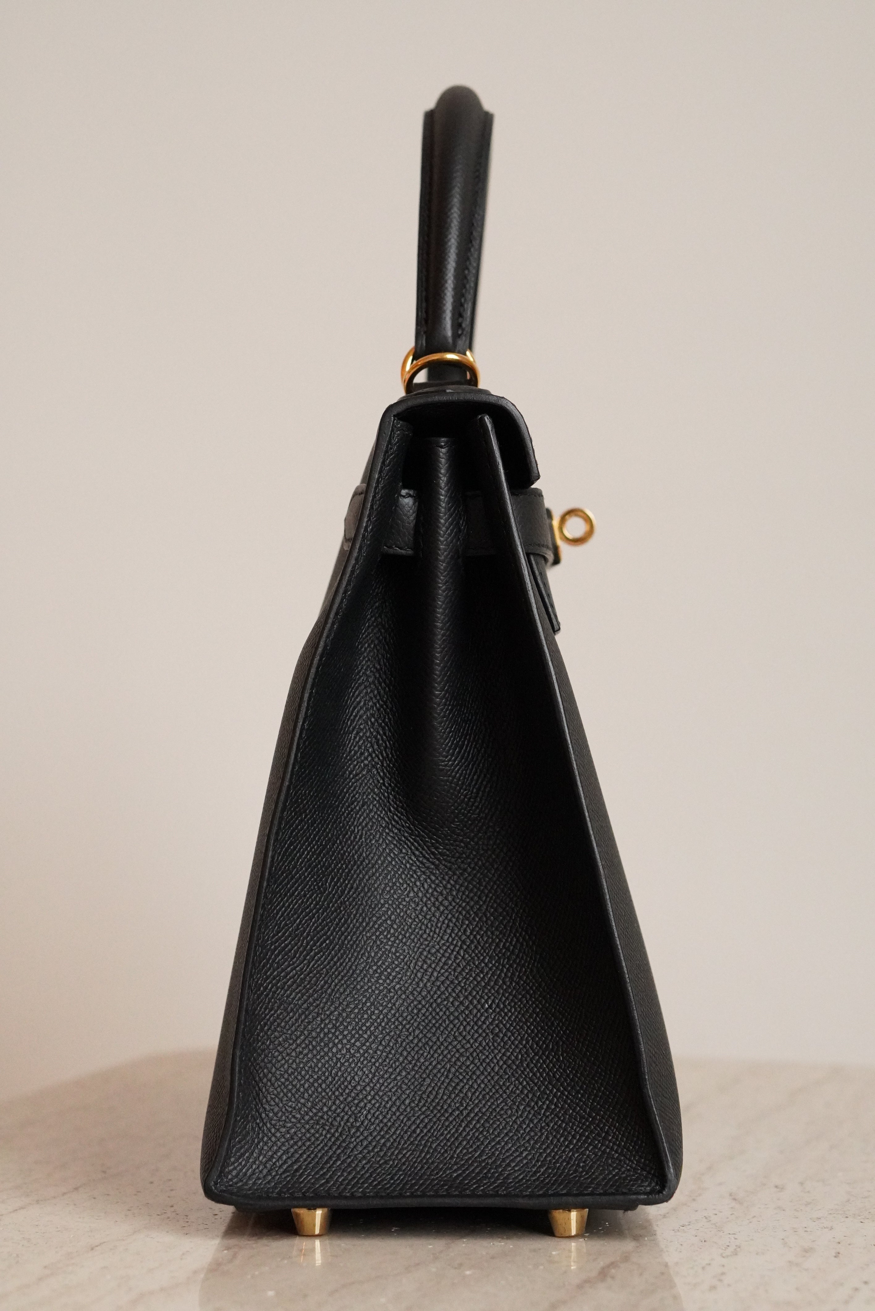 HERMÈS KELLY 28 SELLIER EPSOM | NOIR
