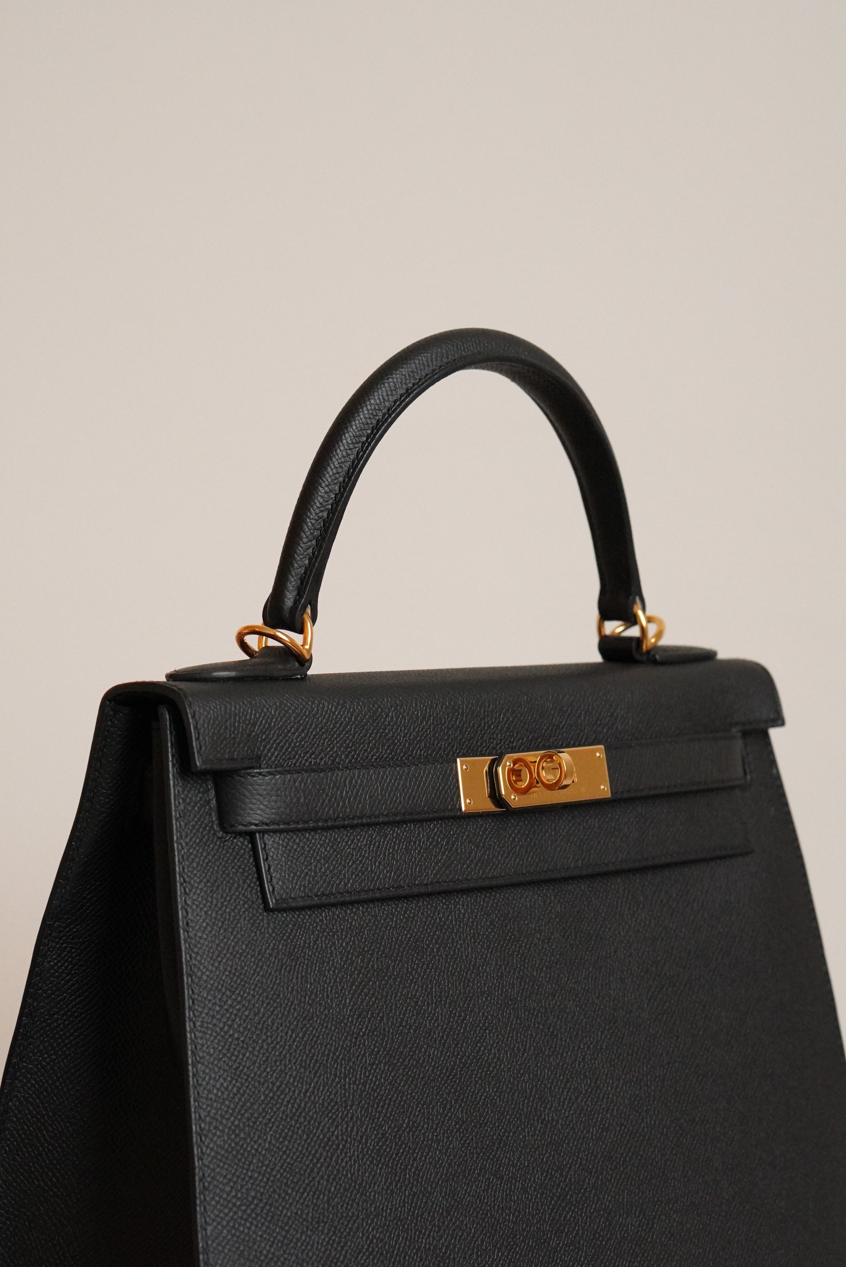 HERMÈS KELLY 28 SELLIER EPSOM | NOIR