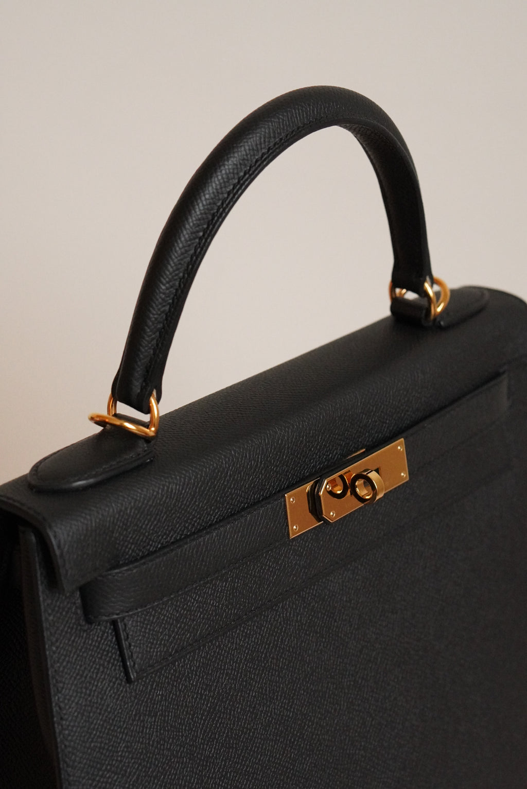 HERMÈS KELLY 28 SELLIER EPSOM | NOIR