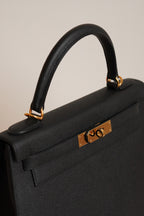 HERMÈS KELLY 28 SELLIER EPSOM | NOIR