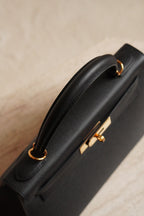 HERMÈS KELLY 28 SELLIER EPSOM | NOIR