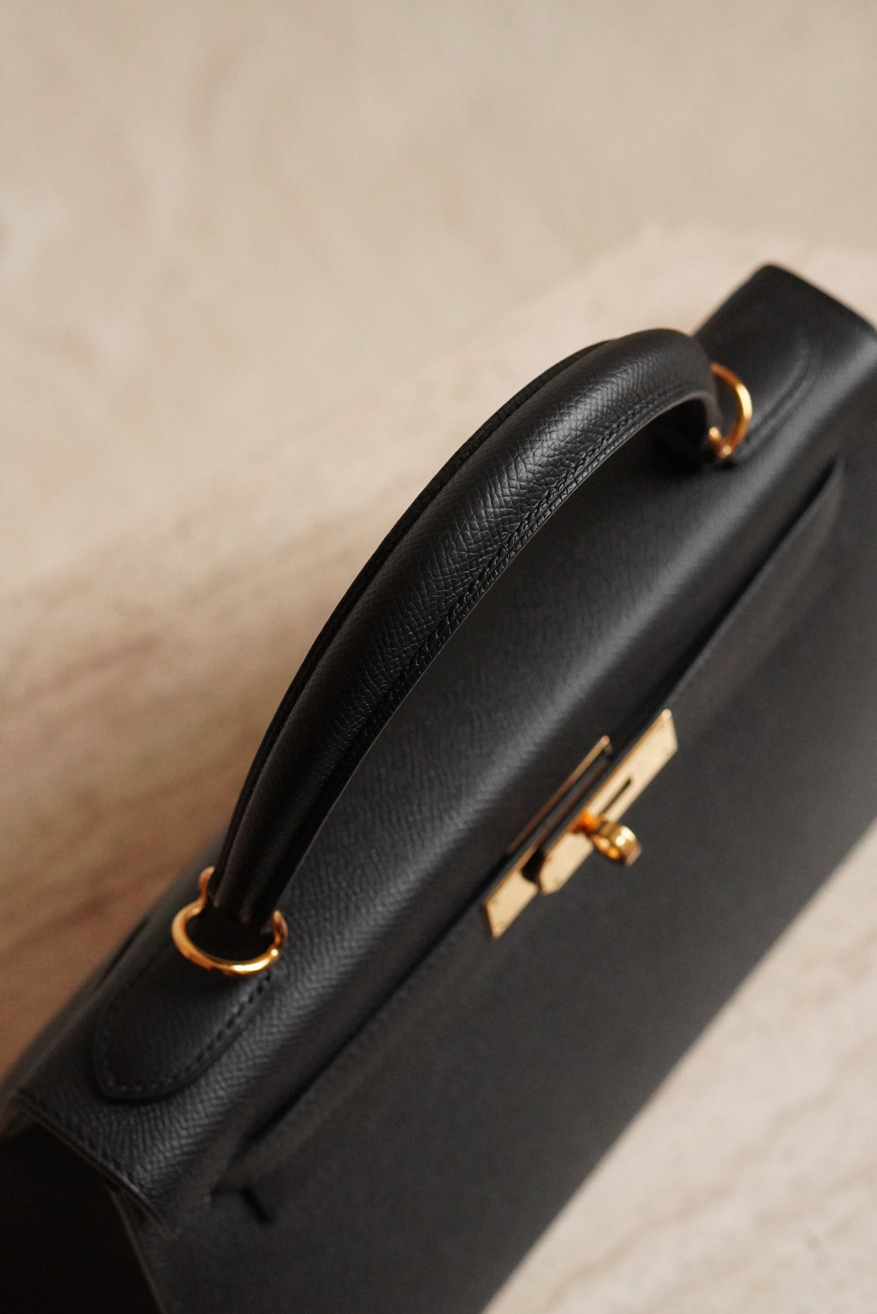 HERMÈS KELLY 28 SELLIER EPSOM | NOIR