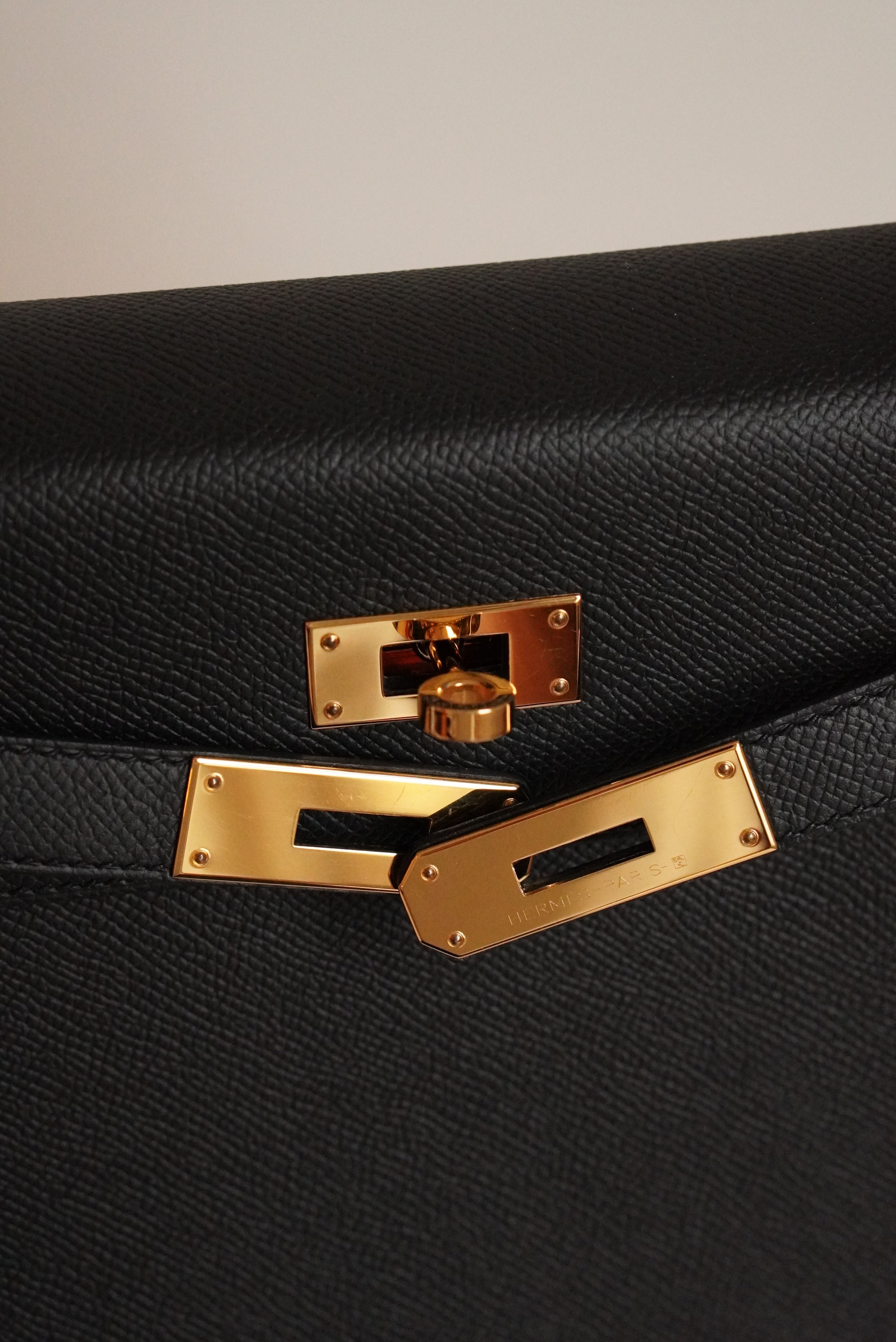 HERMÈS KELLY 28 SELLIER EPSOM | NOIR