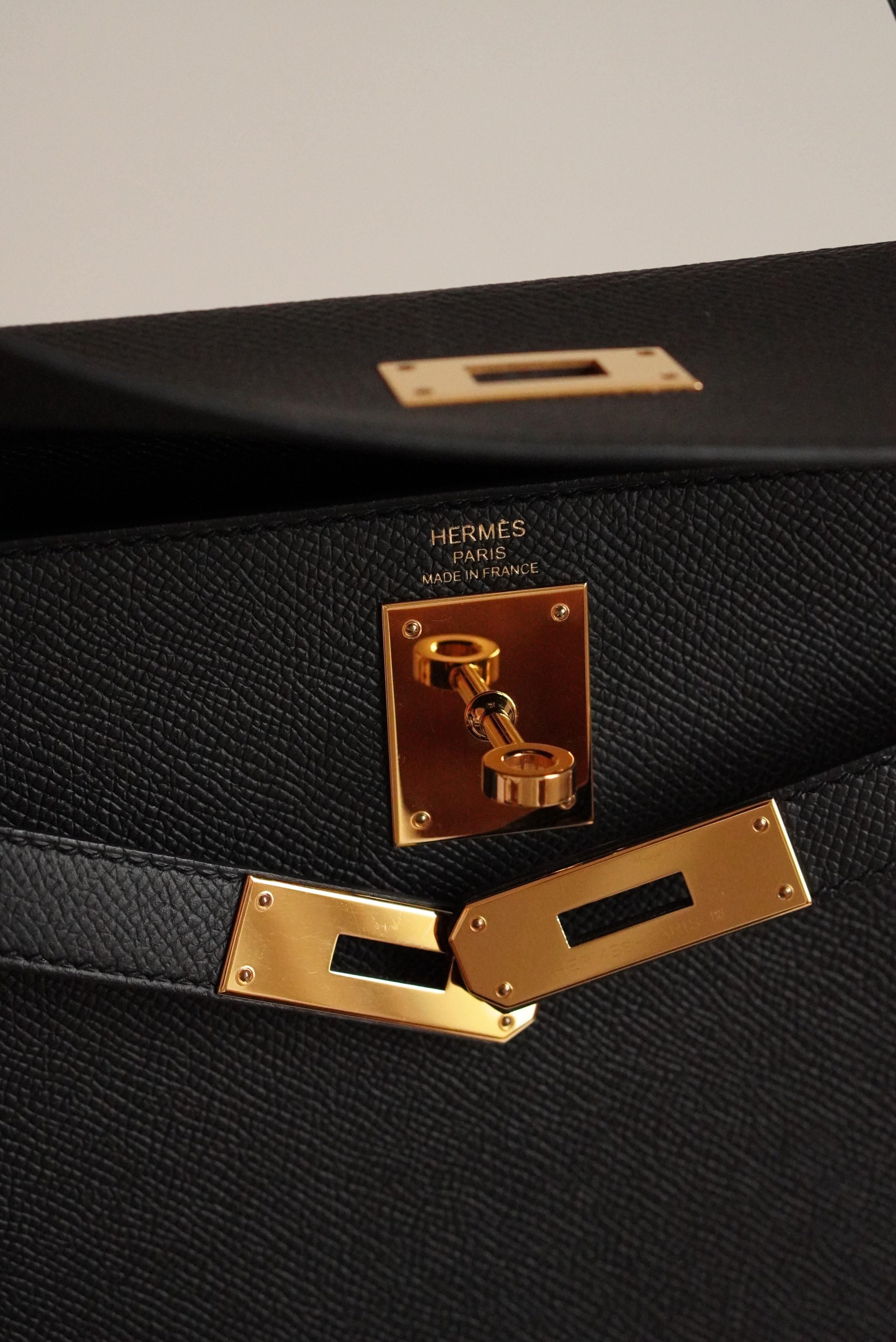 HERMÈS KELLY 28 SELLIER EPSOM | NOIR