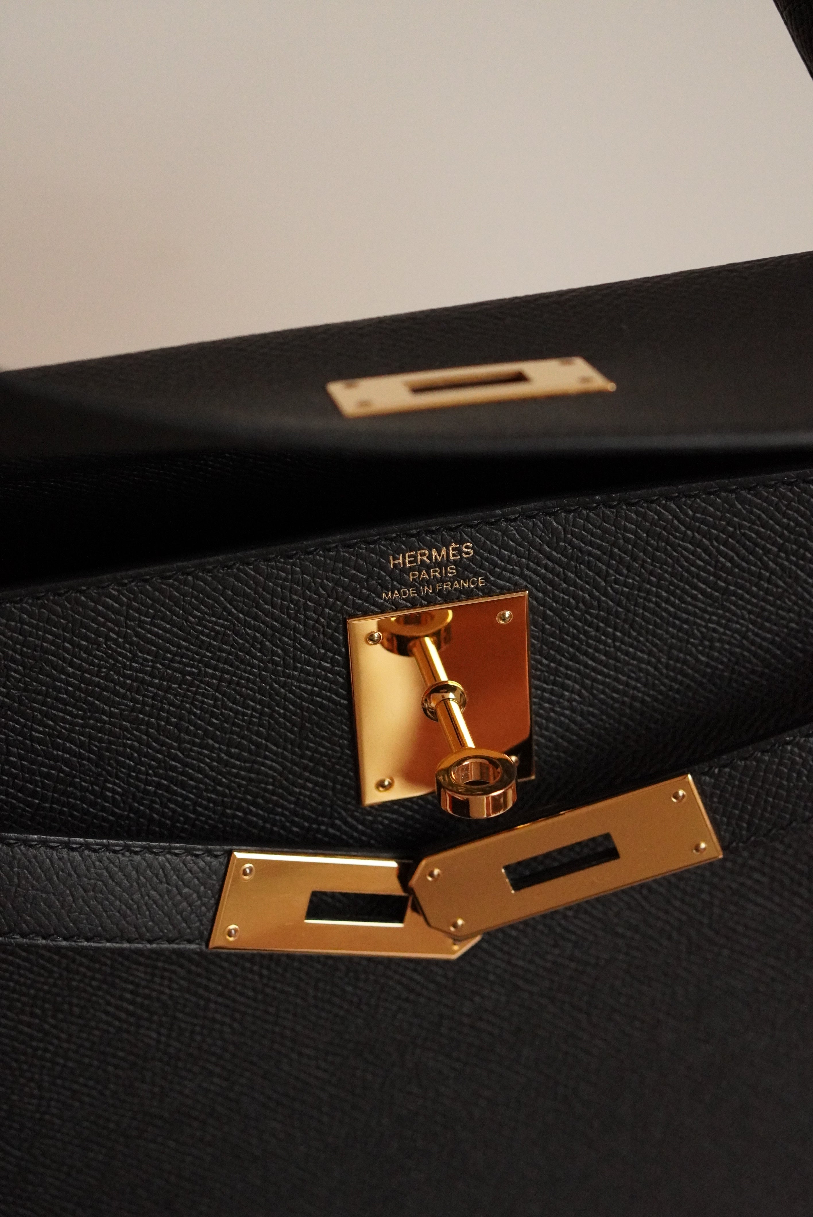 HERMÈS KELLY 28 SELLIER EPSOM | NOIR