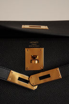 HERMÈS KELLY 28 SELLIER EPSOM | NOIR
