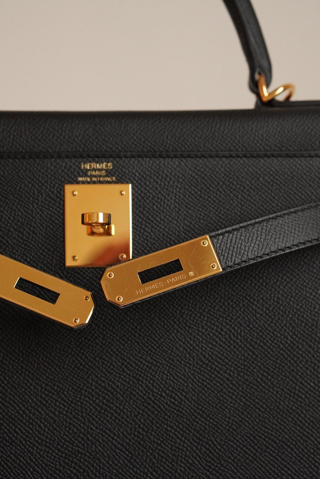 HERMÈS KELLY 28 SELLIER EPSOM | NOIR