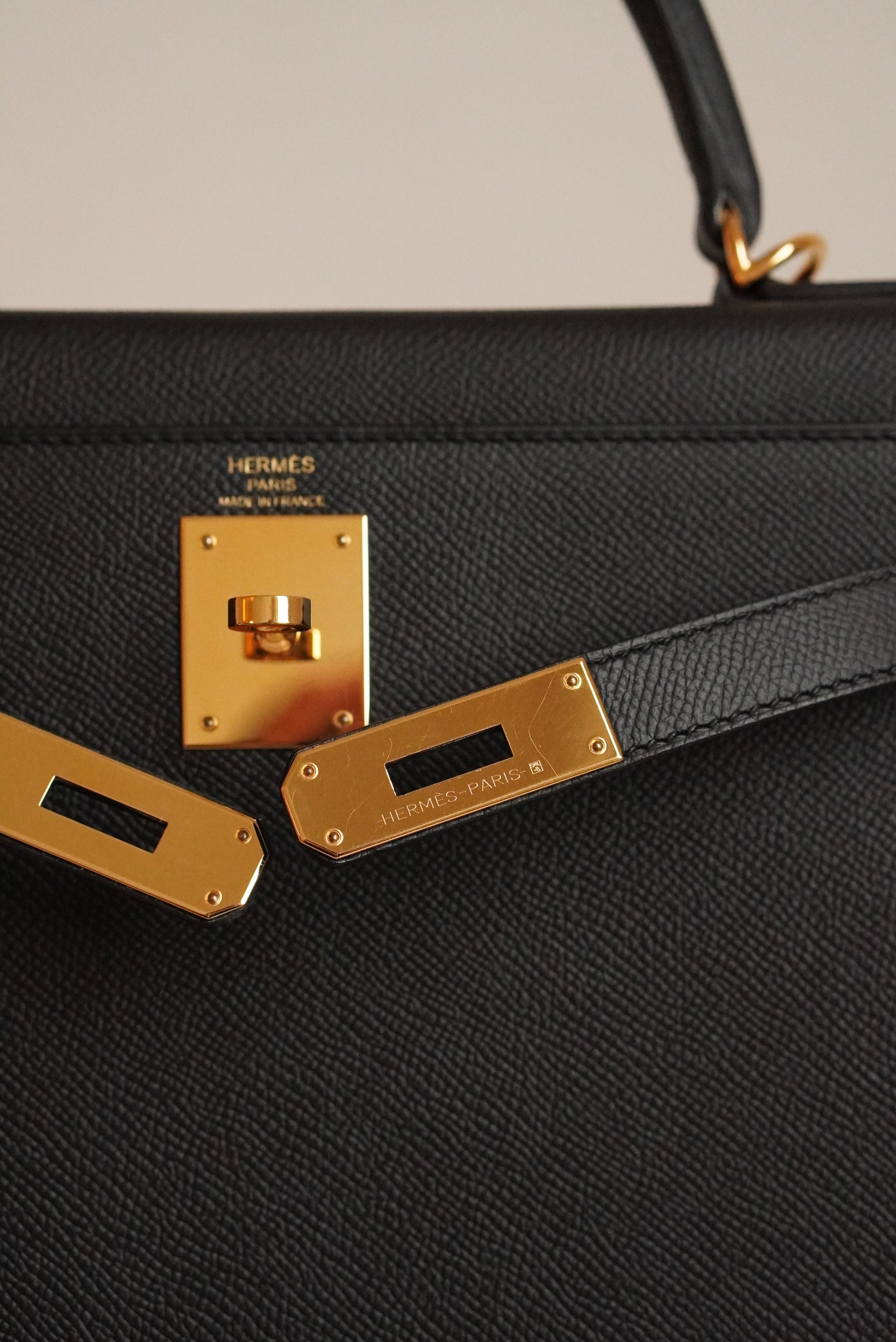 HERMÈS KELLY 28 SELLIER EPSOM | NOIR