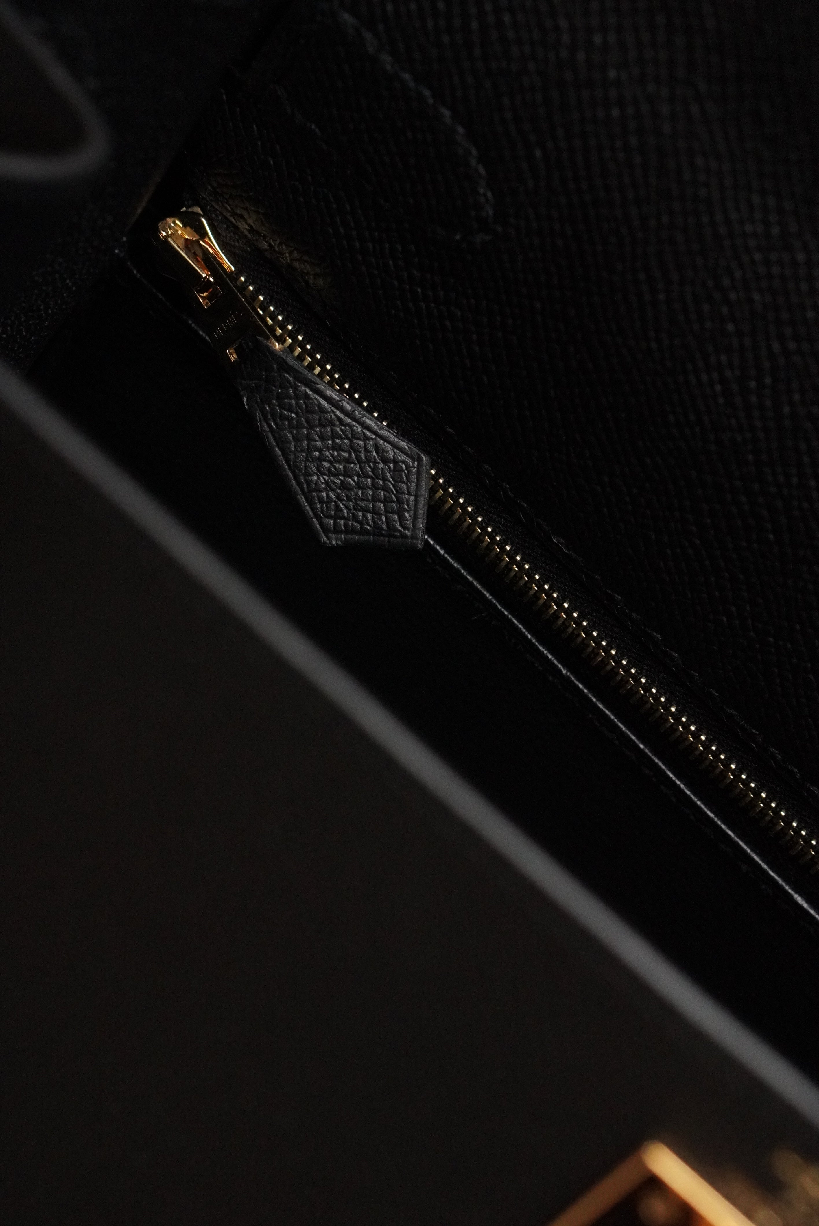 HERMÈS KELLY 28 SELLIER EPSOM | NOIR