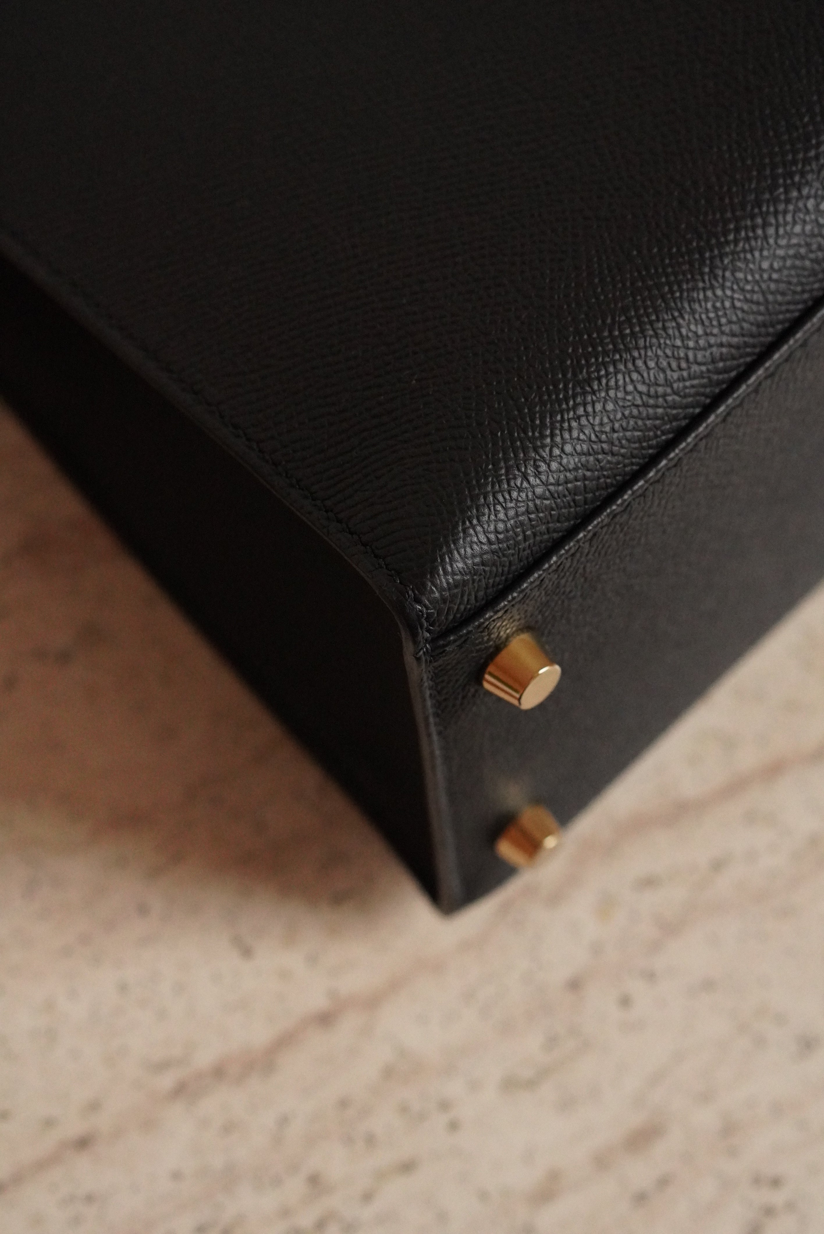 HERMÈS KELLY 28 SELLIER EPSOM | NOIR