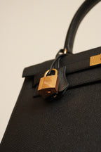 HERMÈS KELLY 28 SELLIER EPSOM | NOIR