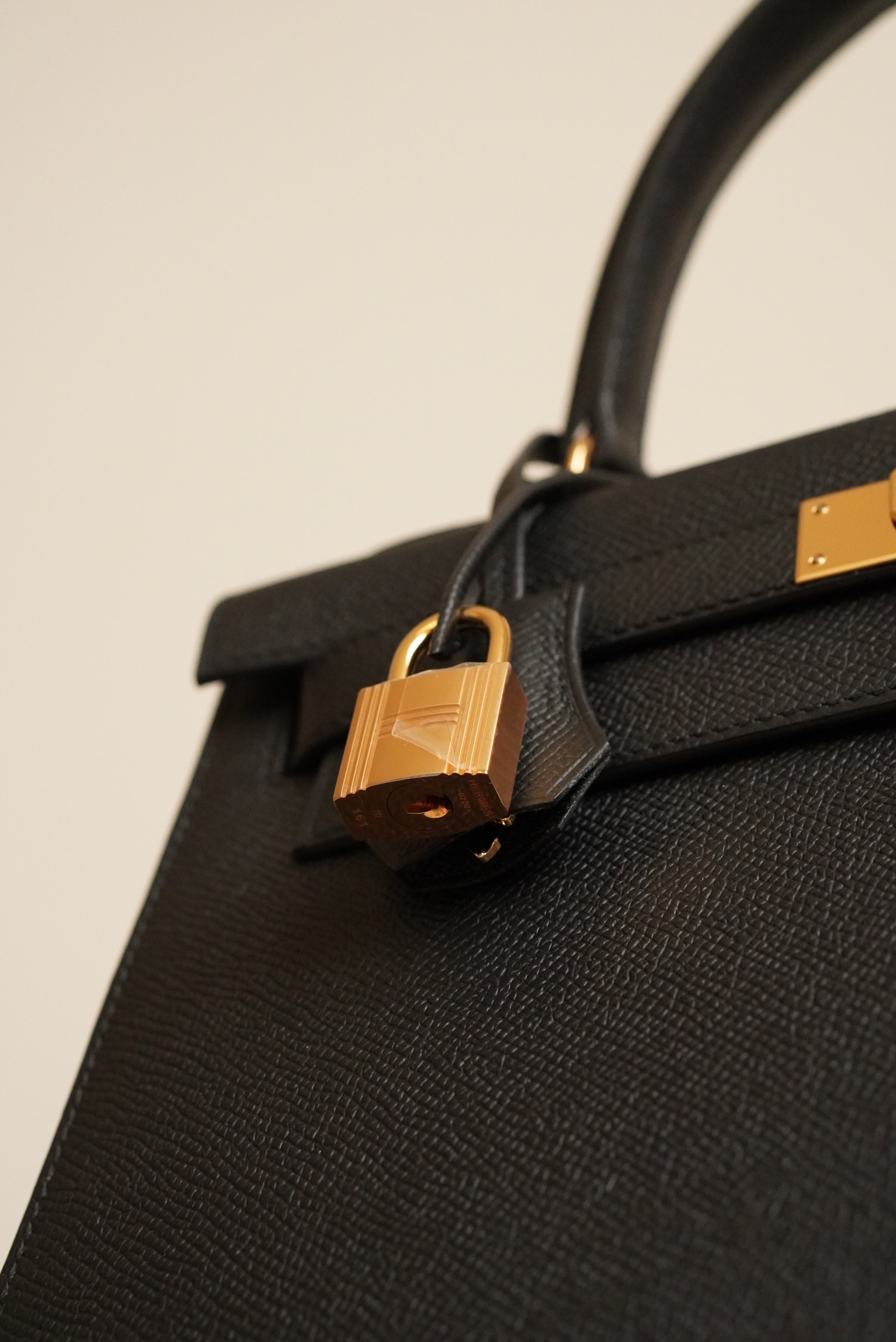 HERMÈS KELLY 28 SELLIER EPSOM | NOIR