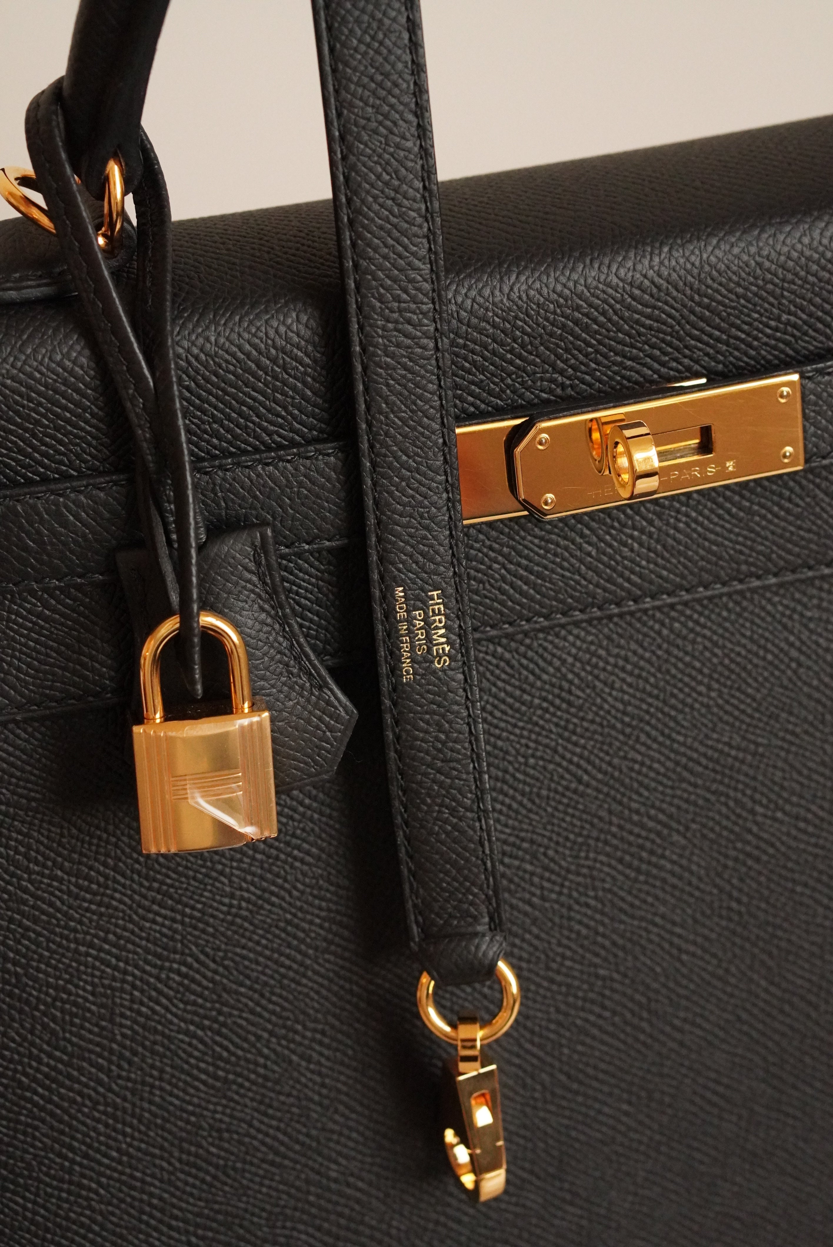 HERMÈS KELLY 28 SELLIER EPSOM | NOIR