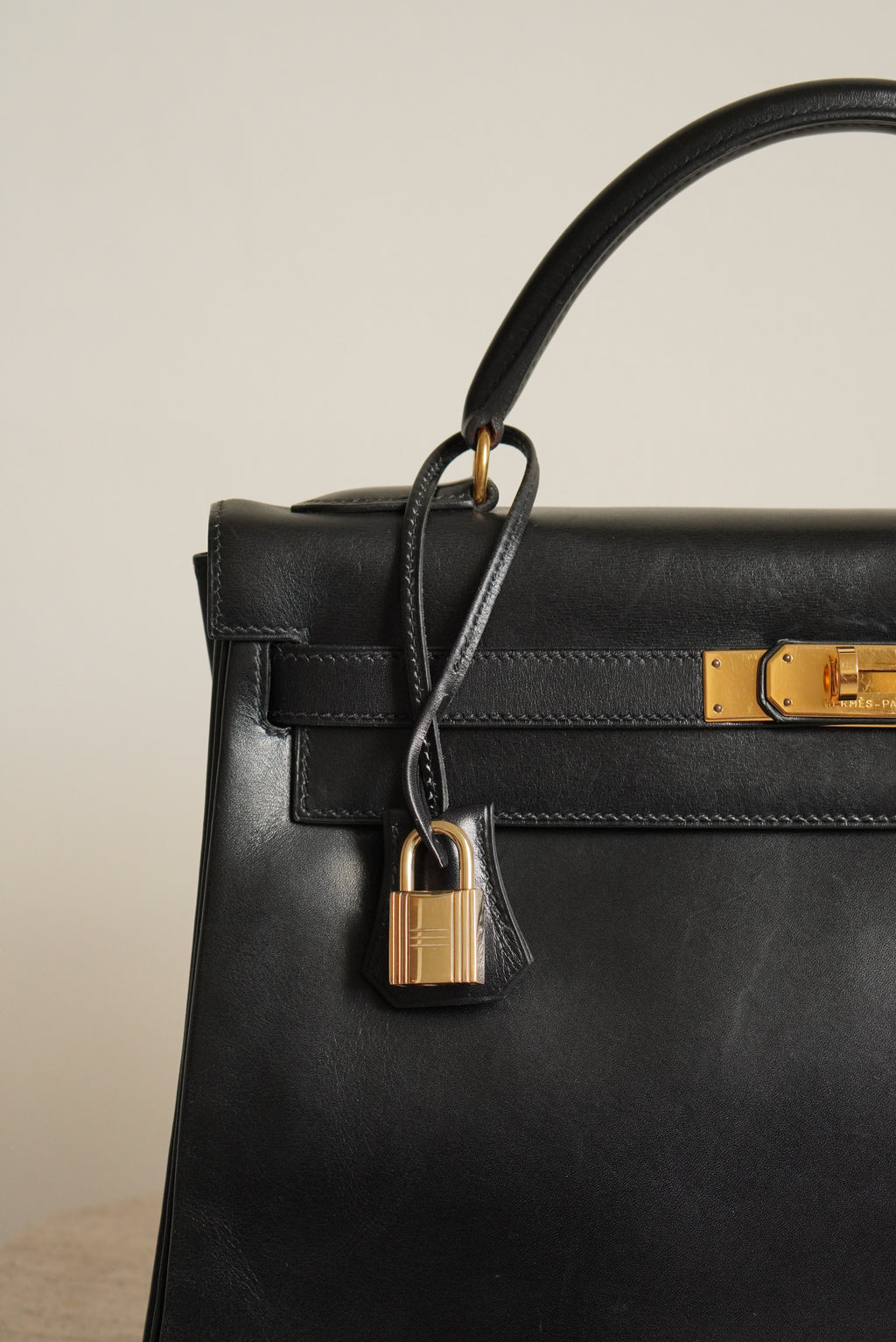 HERMÈS KELLY 32 RETOURNE BOX | BLACK