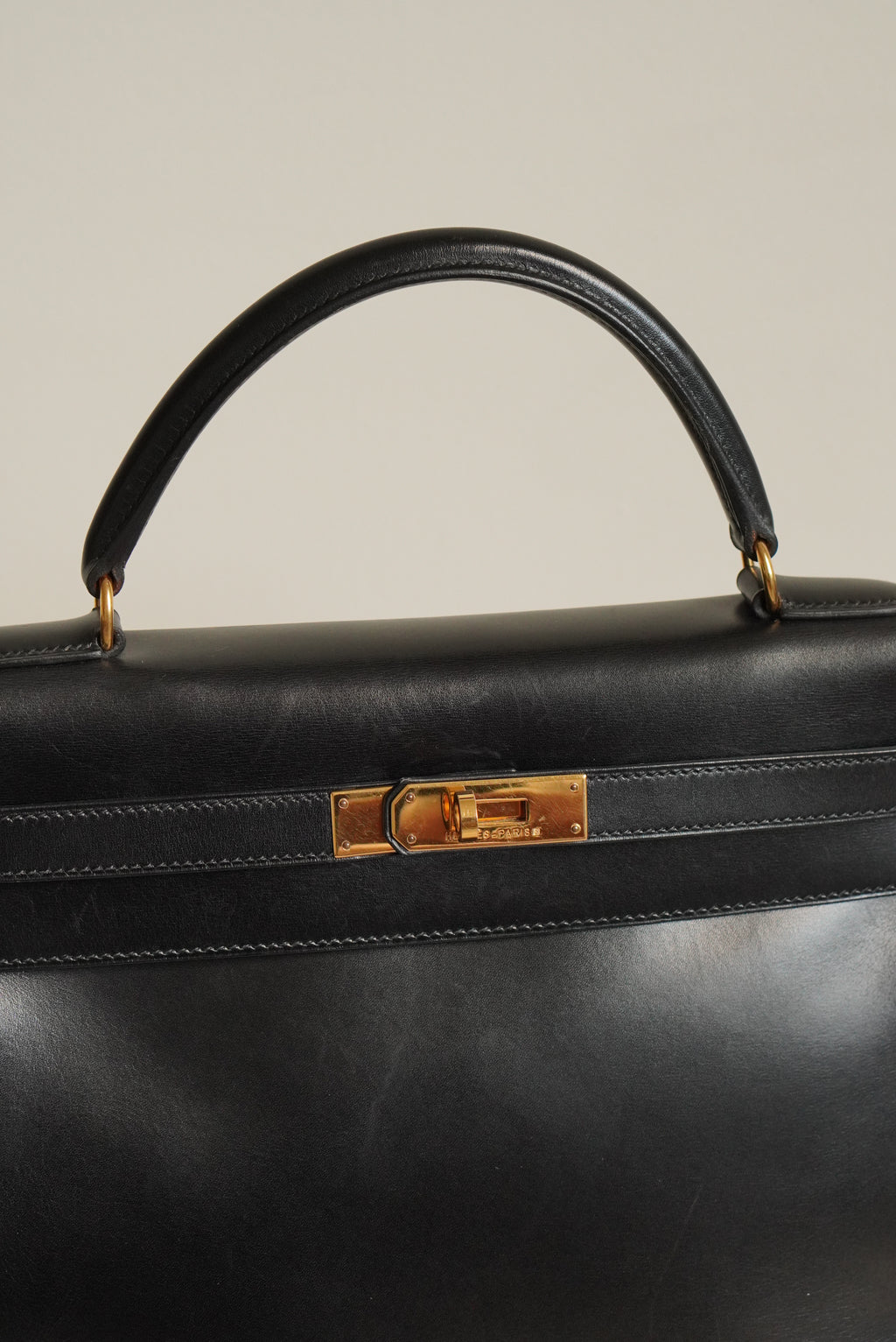 HERMÈS KELLY 32 RETOURNE BOX | BLACK